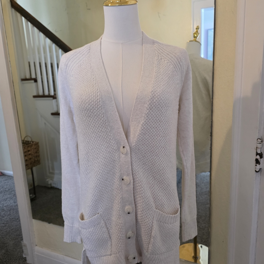 Old Navy Women's Off-White Cardigan Sweater